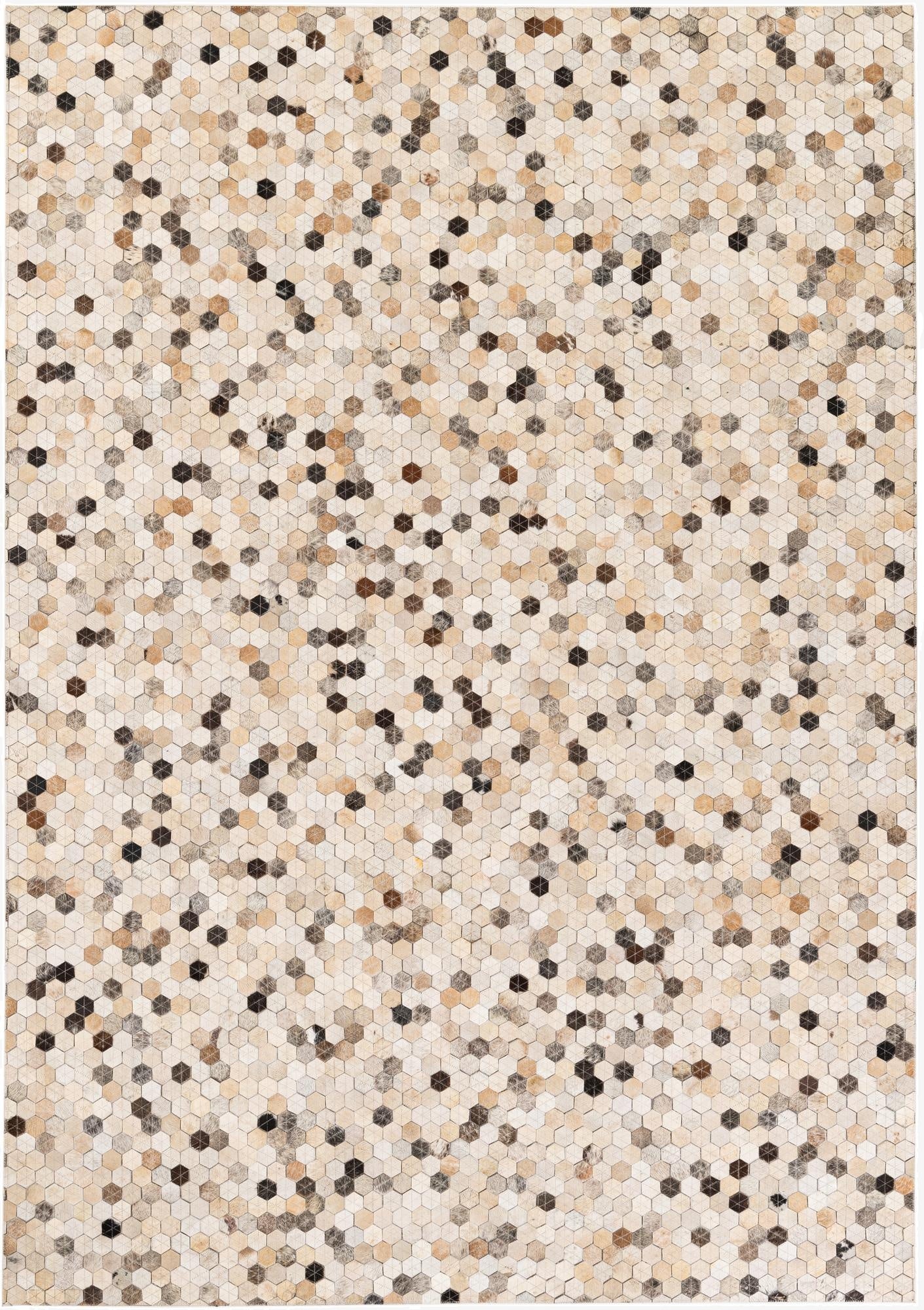 5' 4 x 7' 7 Cowhide Stocks Rug