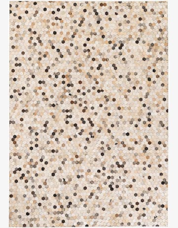 5' 4 x 7' 7 Cowhide Stocks Rug