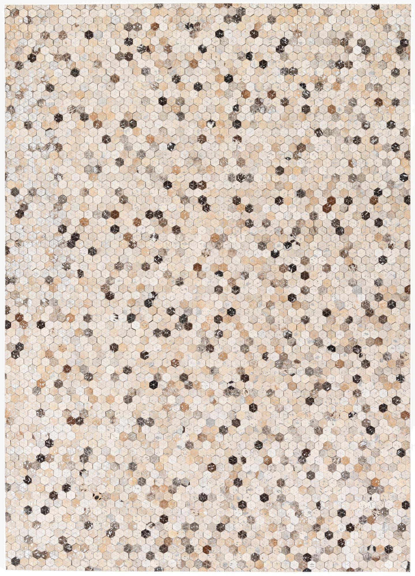 5' 4 x 7' 5 Cowhide Stocks Rug