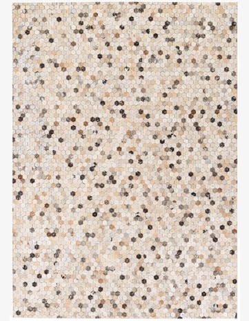 5' 4 x 7' 5 Cowhide Stocks Rug