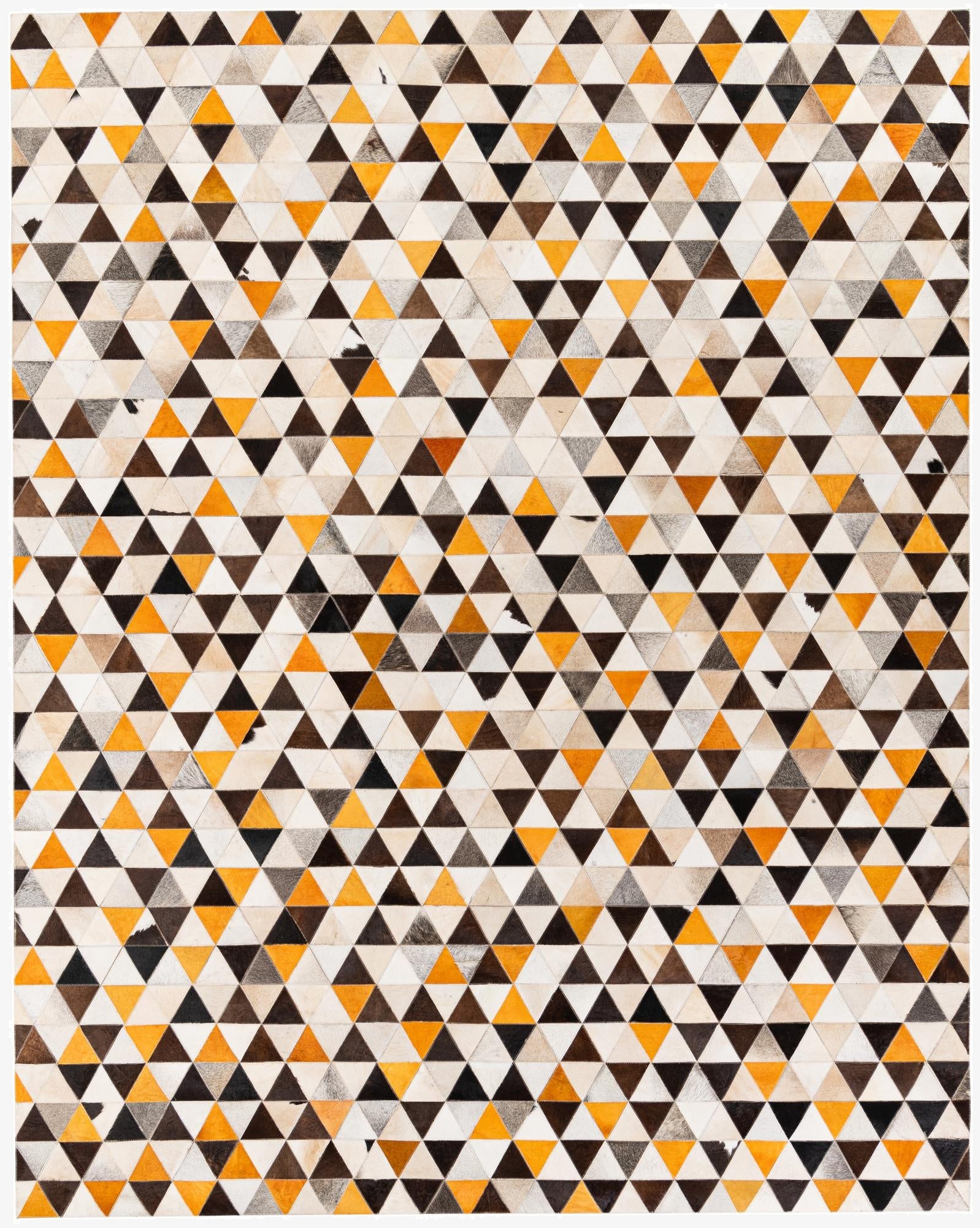 7' 11 x 10' Cowhide Stocks Rug