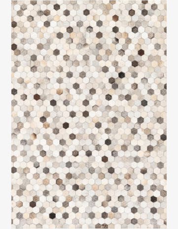4' x 5' 11 Cowhide Stocks Rug