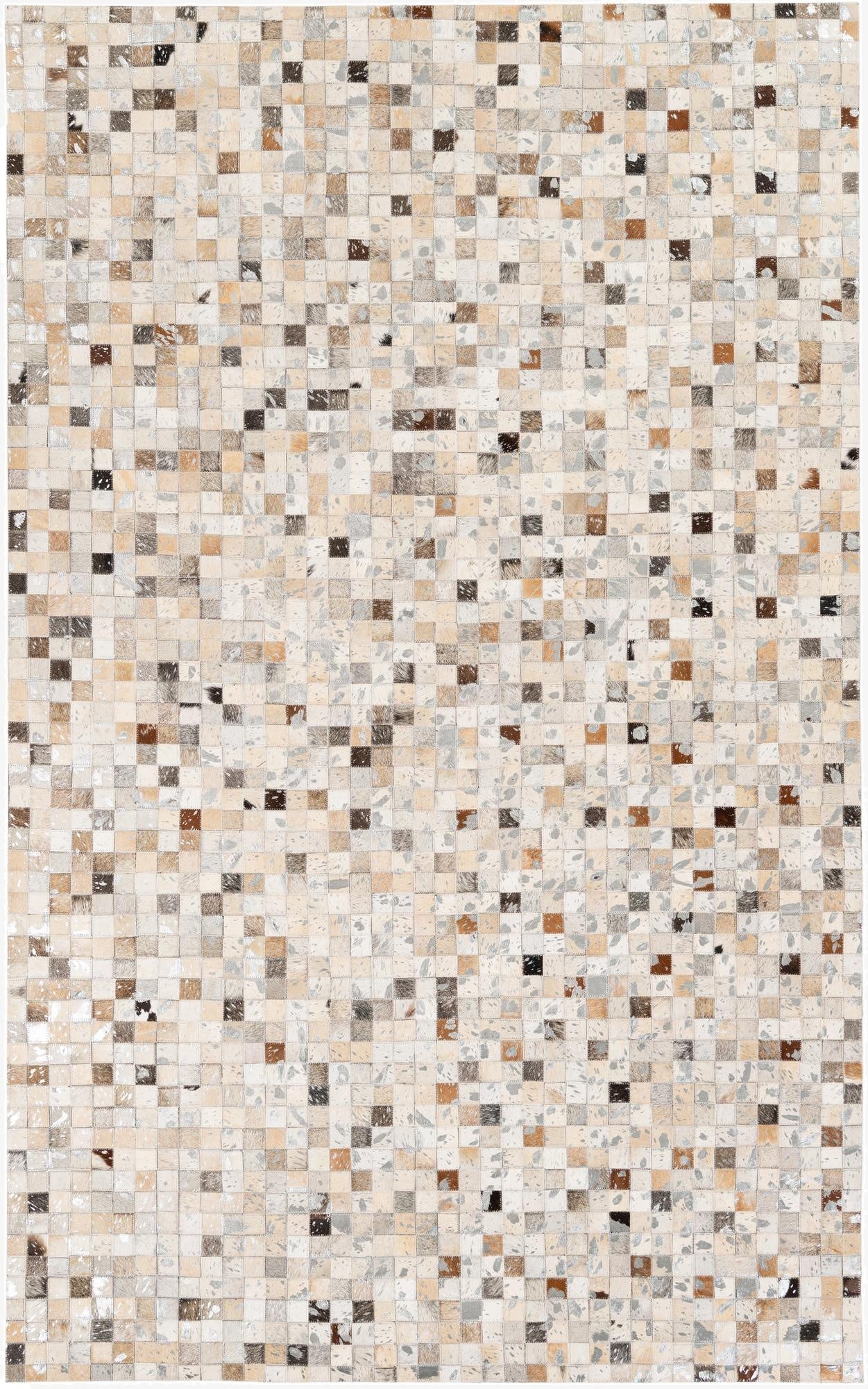 5' x 8' Cowhide Stocks Rug