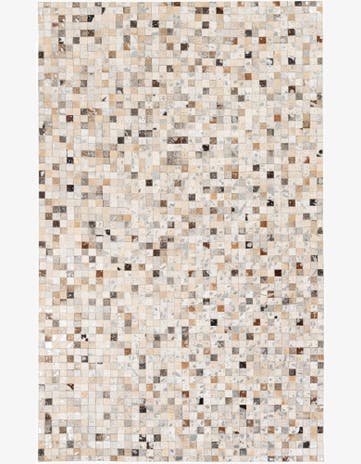 5' x 8' Cowhide Stocks Rug