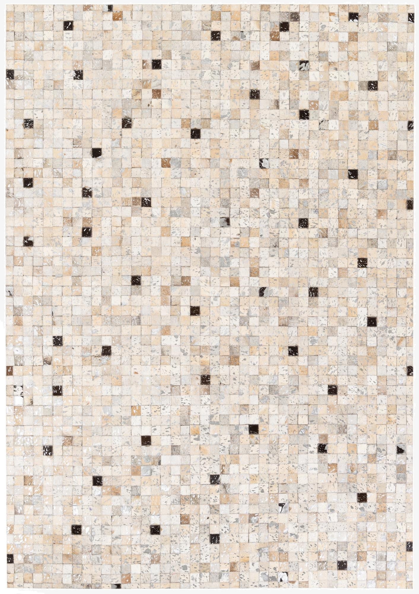 5' 3 x 7' 7 Cowhide Stocks Rug