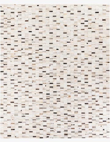 7' 11 x 9' 9 Cowhide Stocks Rug