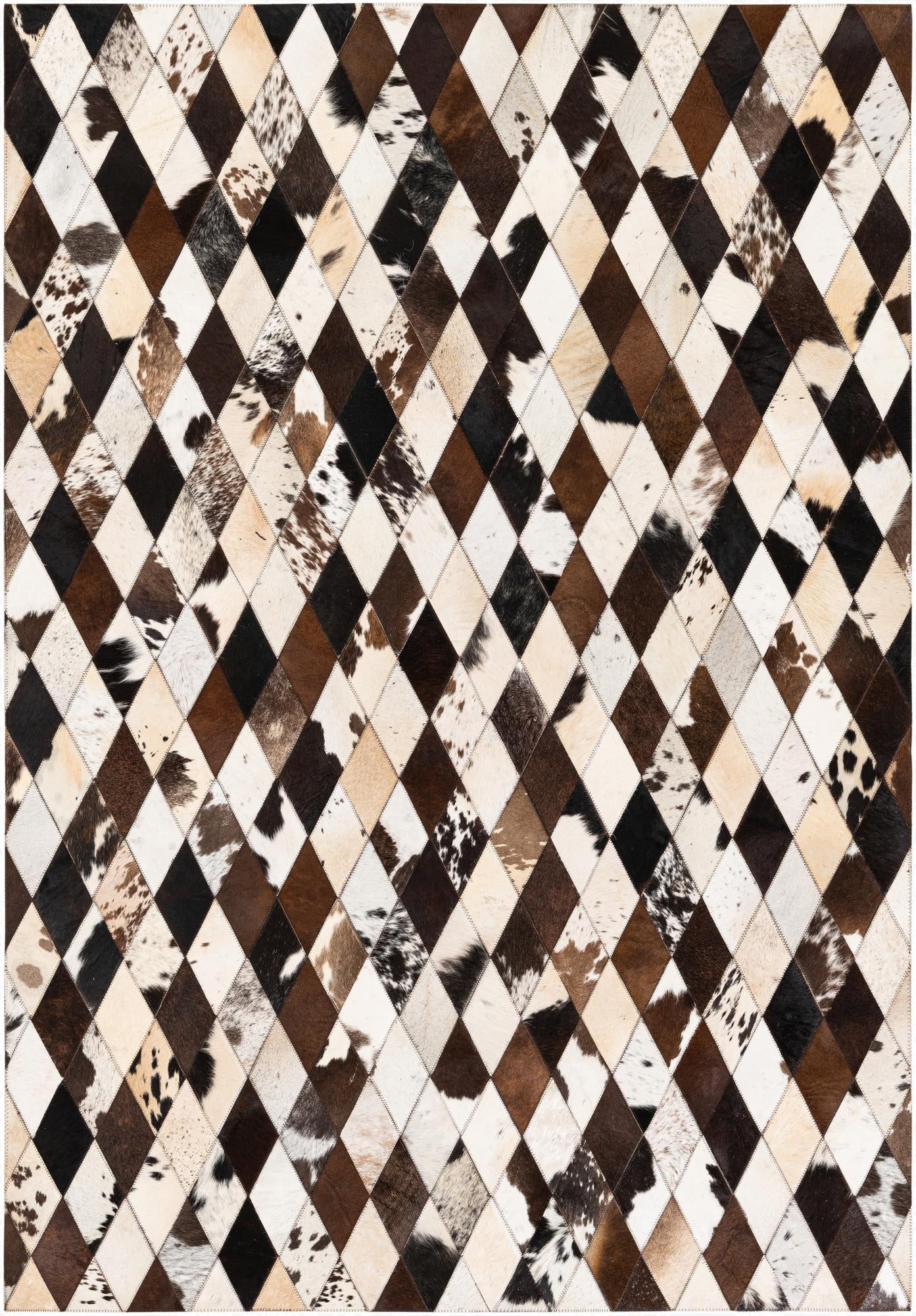 4' 8 x 6' 9 Cowhide Stocks Rug