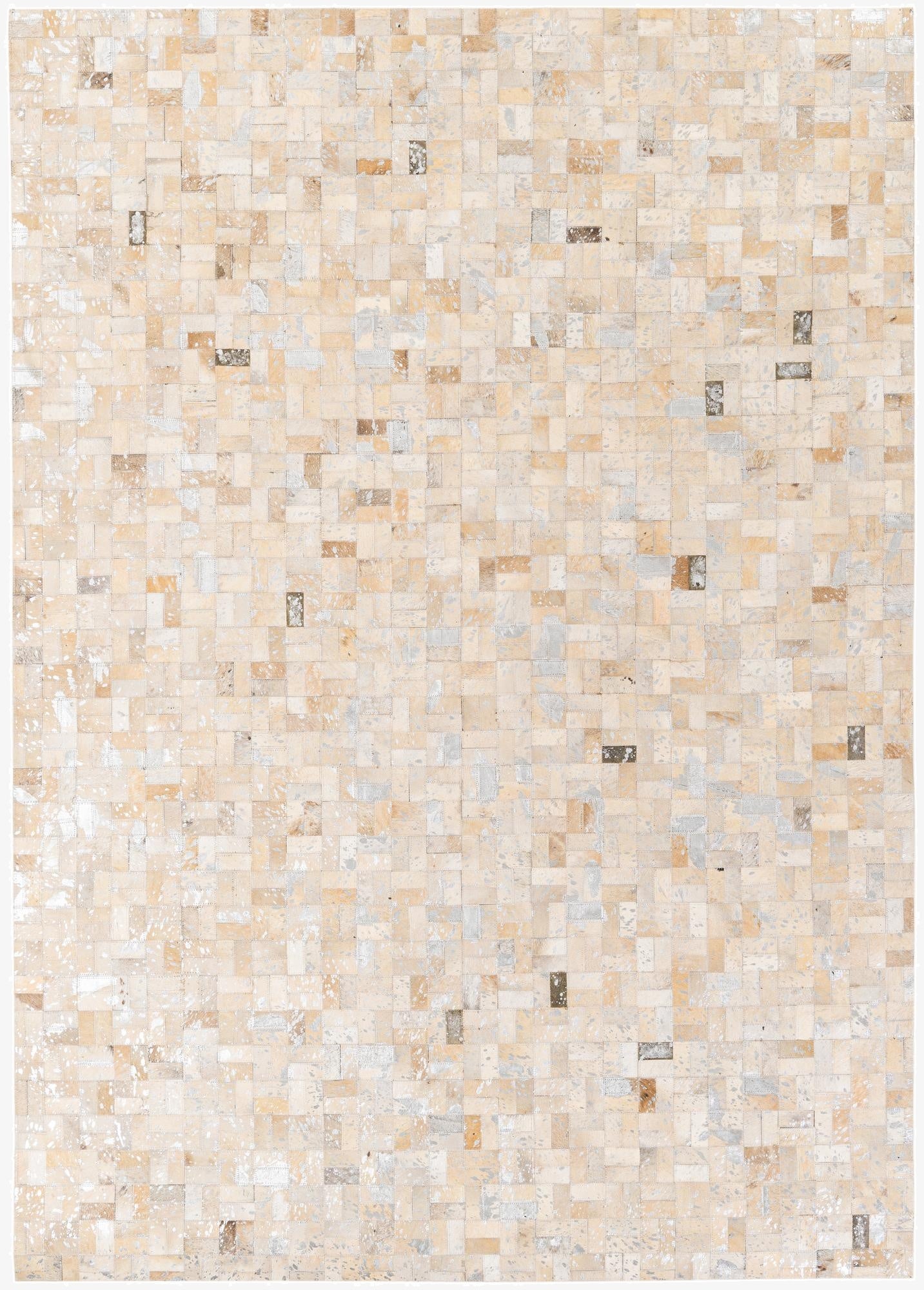 5' 3 x 7' 5 Cowhide Stocks Rug