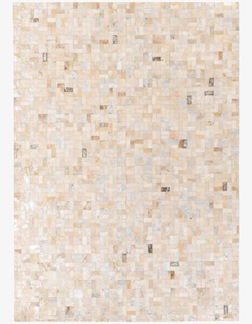 5' 3 x 7' 5 Cowhide Stocks Rug