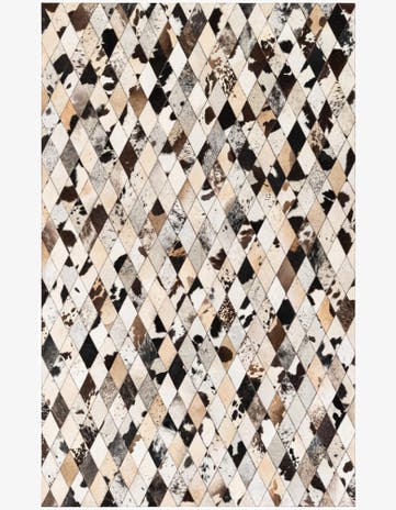 5' x 8' Cowhide Stocks Rug