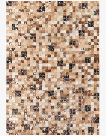 5' 3 x 7' 6 Cowhide Stocks Rug