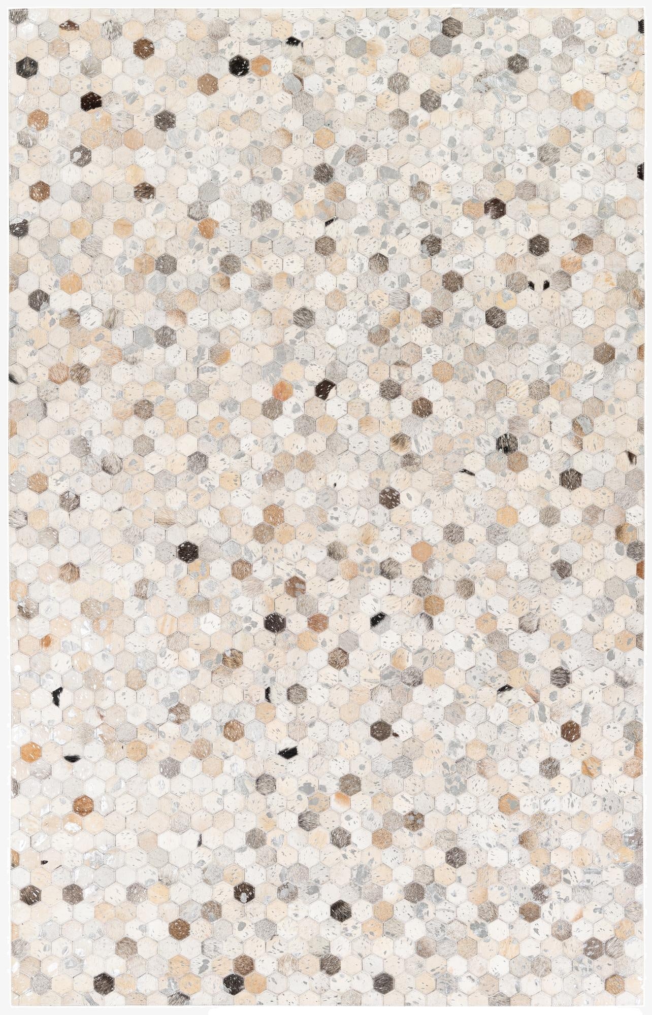 5' x 8' Cowhide Stocks Rug