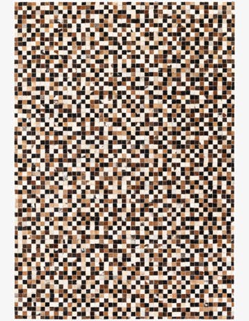 5' 3 x 7' 7 Cowhide Stocks Rug