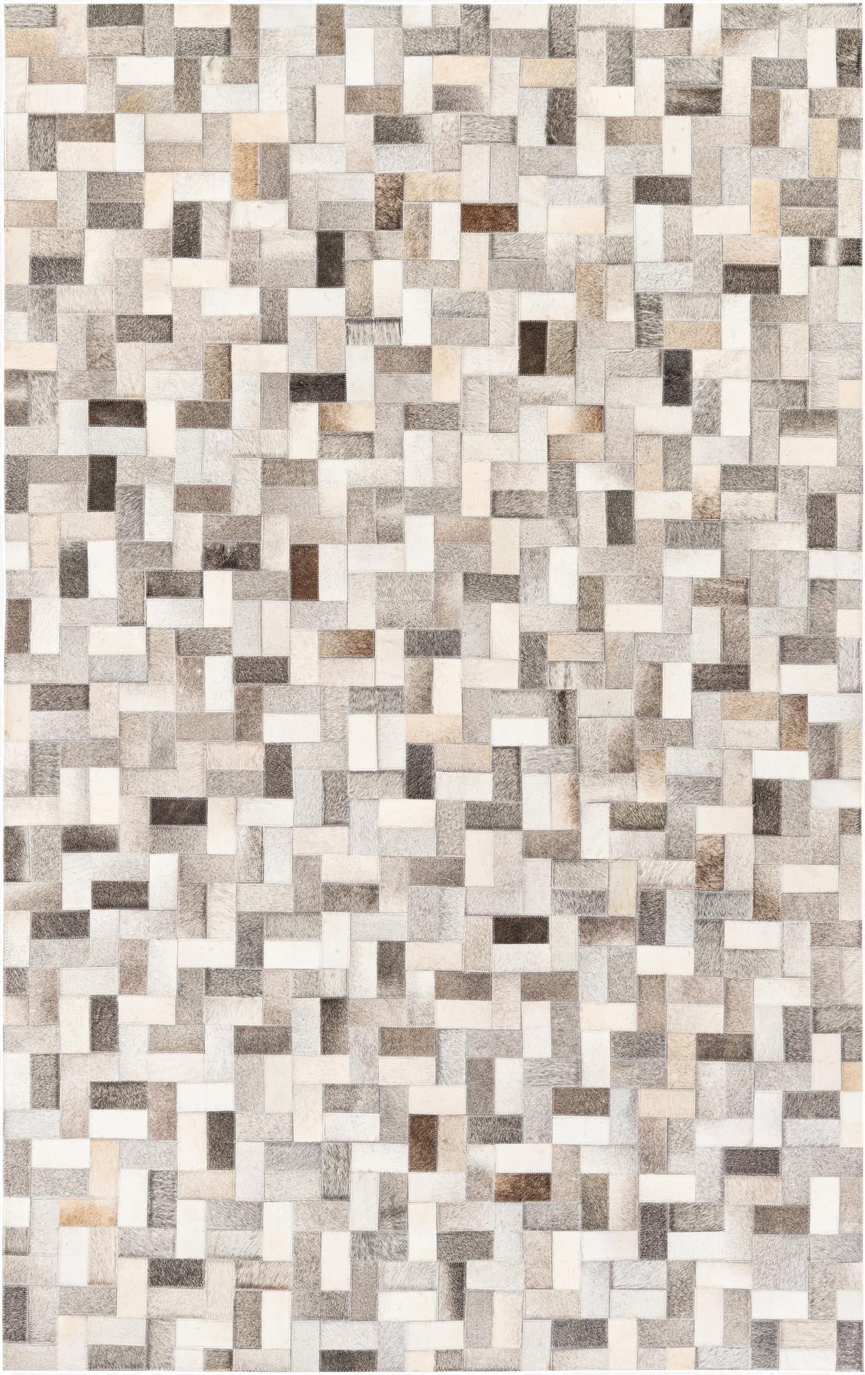 5' x 8' Cowhide Stocks Rug