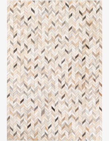 4' 7 x 6' 9 Cowhide Stocks Rug