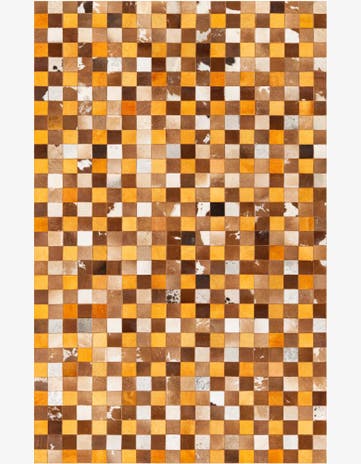 5' x 7' 11 Cowhide Stocks Rug