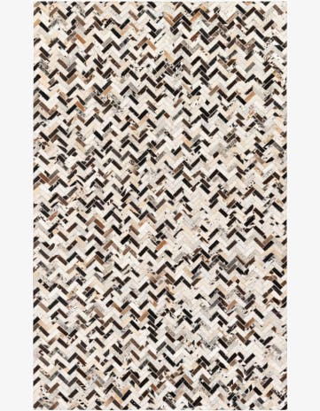 5' x 8' 1 Cowhide Stocks Rug