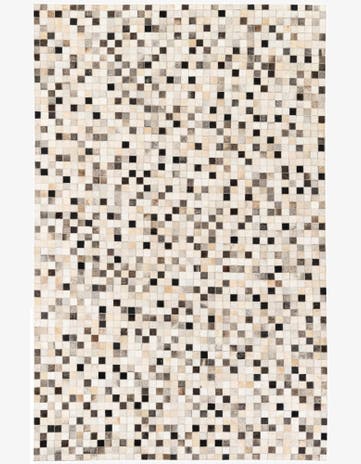 5' 1 x 7' 11 Cowhide Stocks Rug