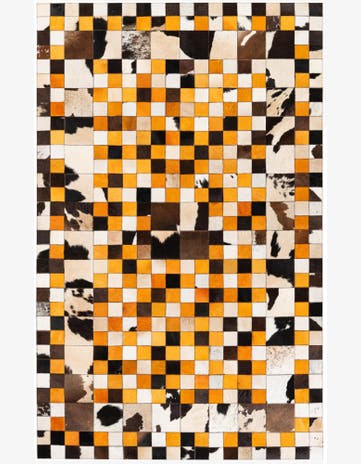 5' x 8' 1 Cowhide Stocks Rug