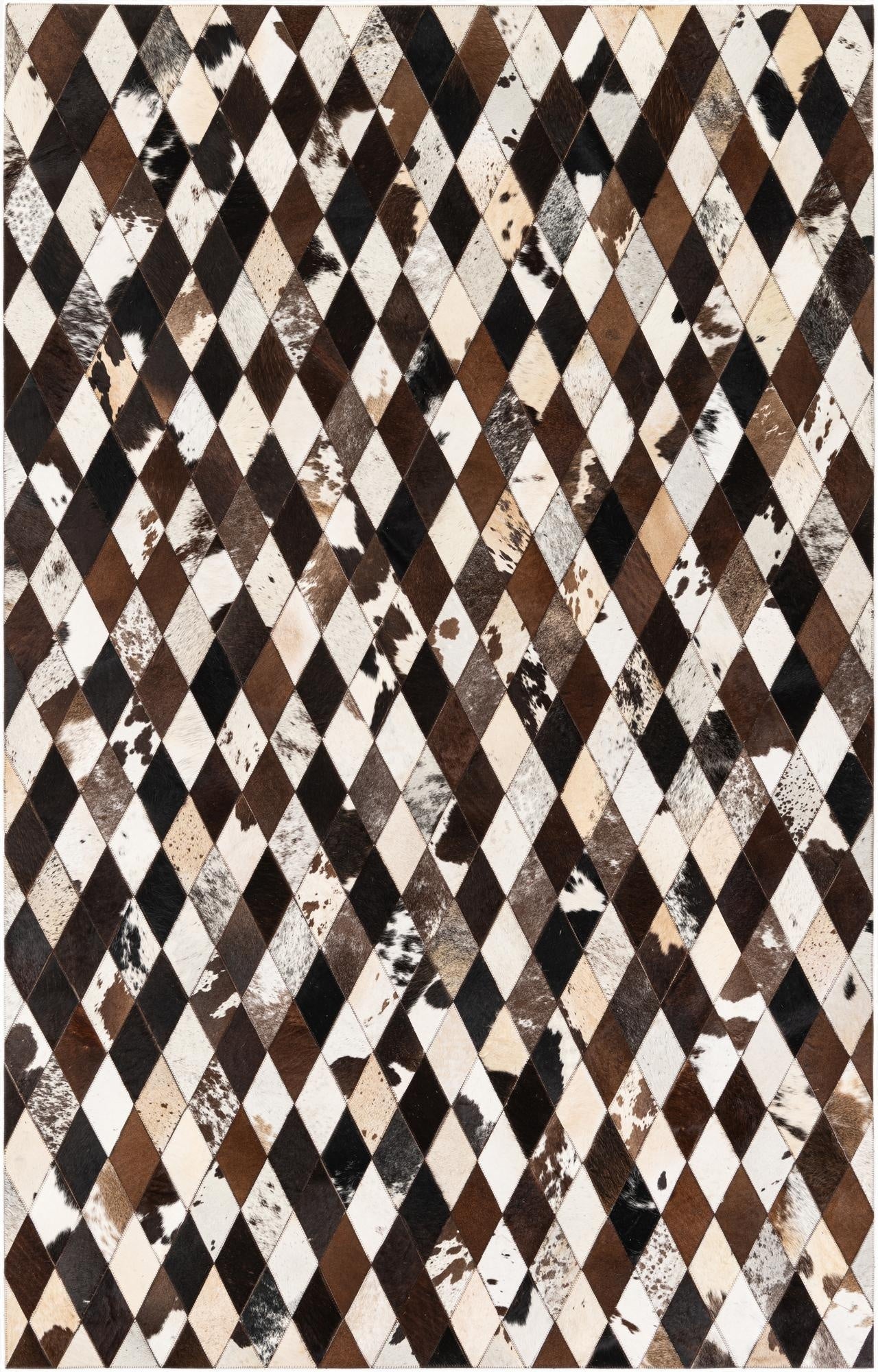 5' 2 x 8' 1 Cowhide Stocks Rug