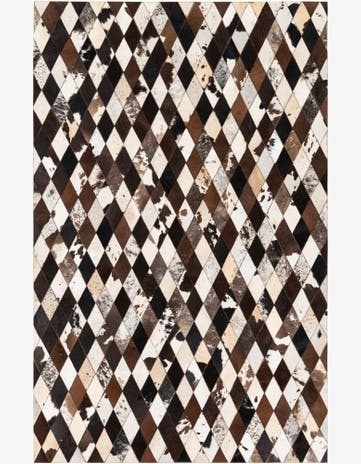 5' 2 x 8' 1 Cowhide Stocks Rug