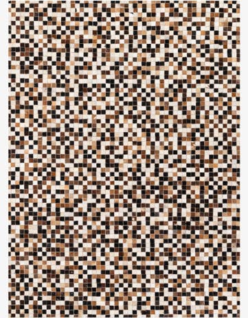 5' 6 x 7' 6 Cowhide Stocks Rug