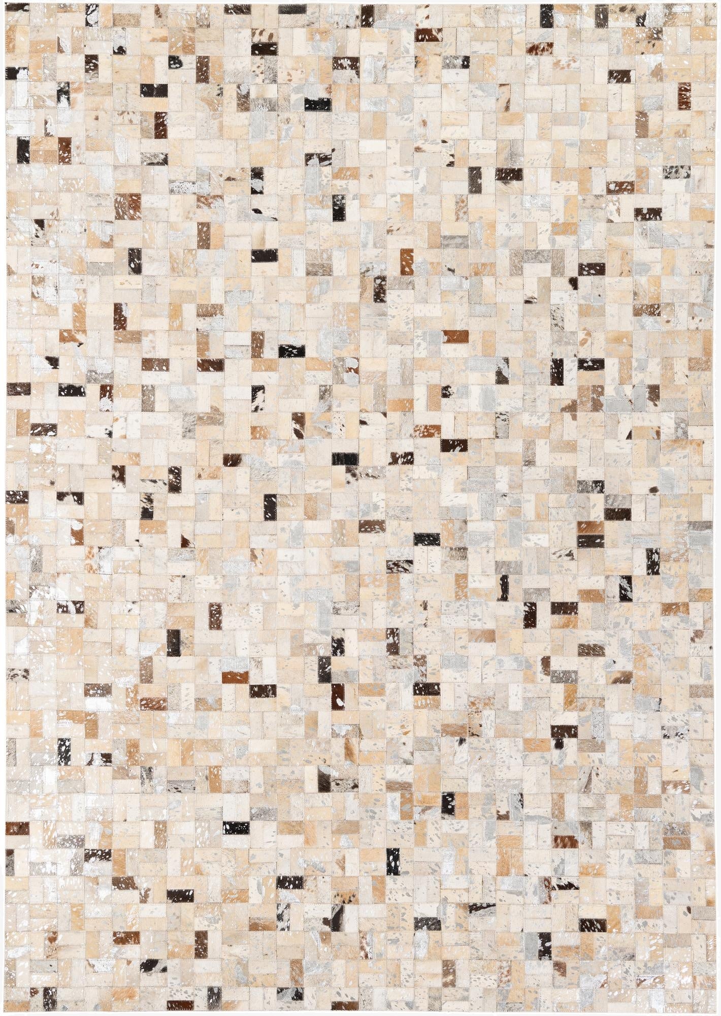 5' 3 x 7' 6 Cowhide Stocks Rug