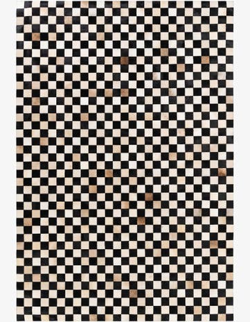 6' 8 x 9' 9 Cowhide Stocks Rug