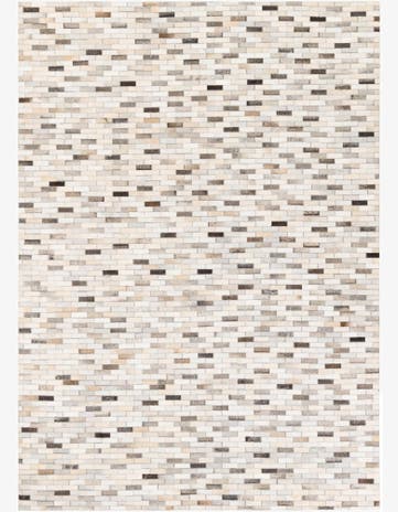 5' 9 x 7' 11 Cowhide Stocks Rug