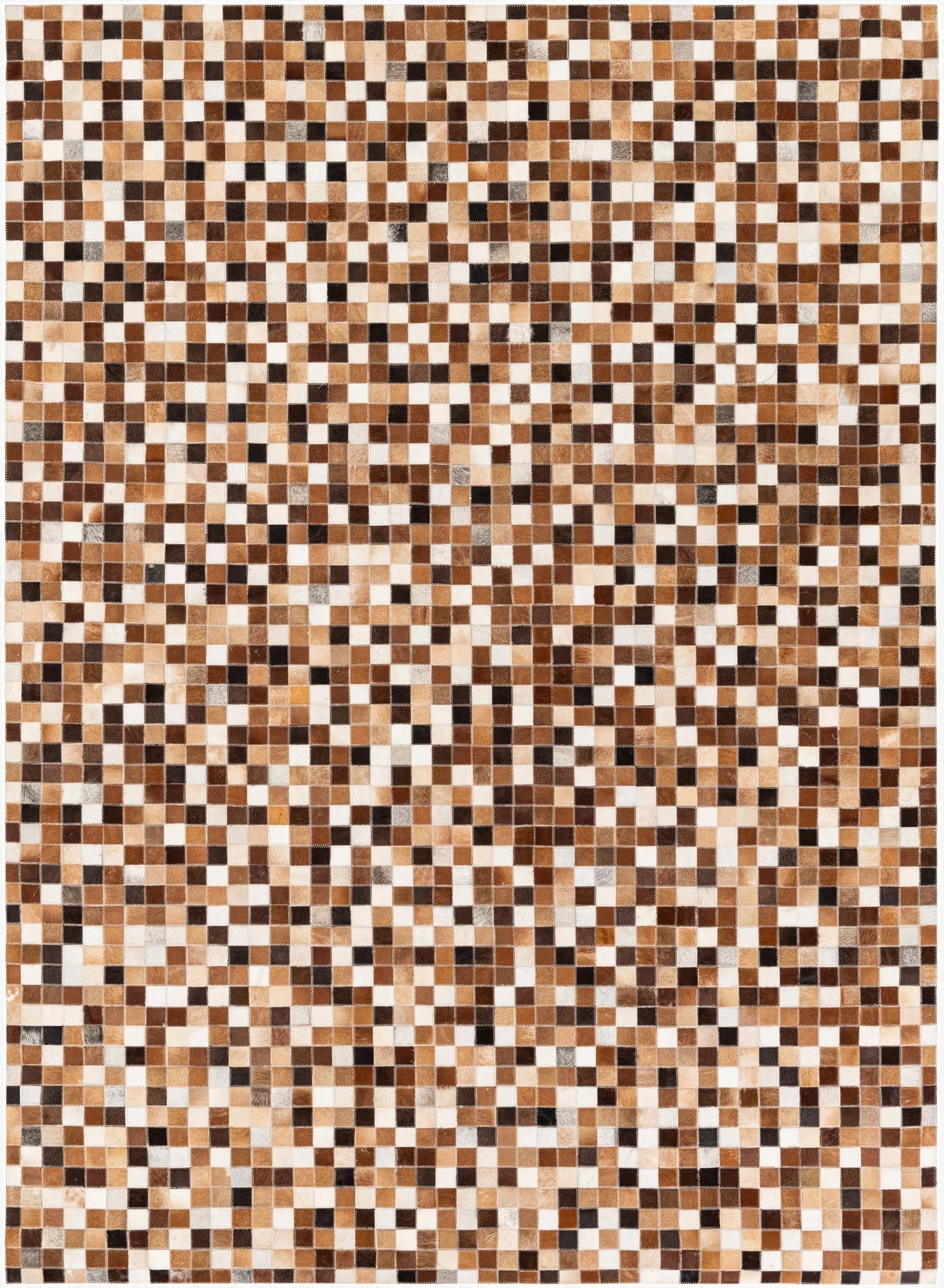 5' 9 x 7' 11 Cowhide Stocks Rug