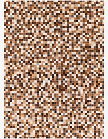 5' 9 x 7' 11 Cowhide Stocks Rug