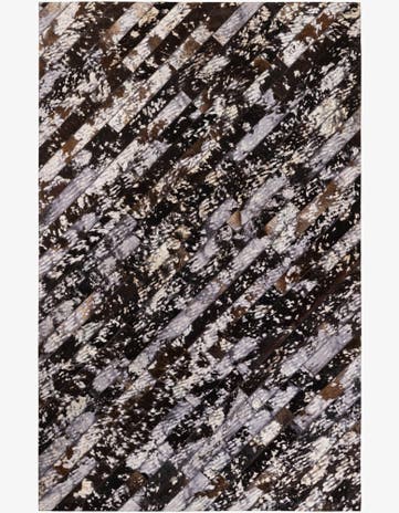 5' 1 x 8' Cowhide Stocks Rug