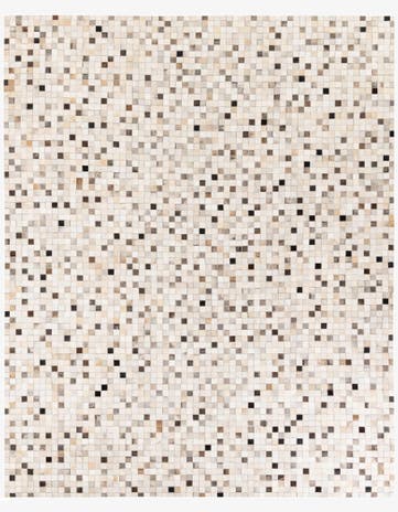 8' 1 x 10' Cowhide Stocks Rug