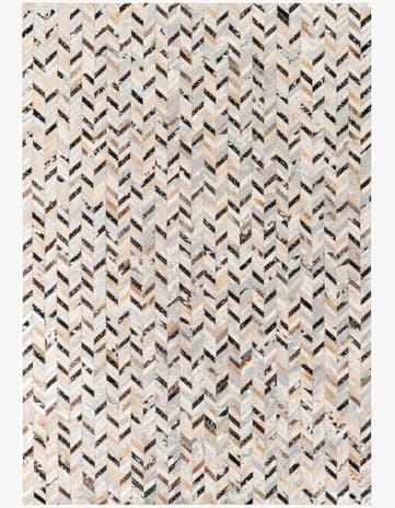 5' 4 x 7' 6 Cowhide Stocks Rug