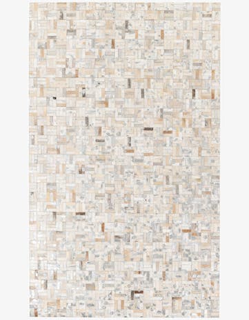 4' 11 x 8' 1 Cowhide Stocks Rug