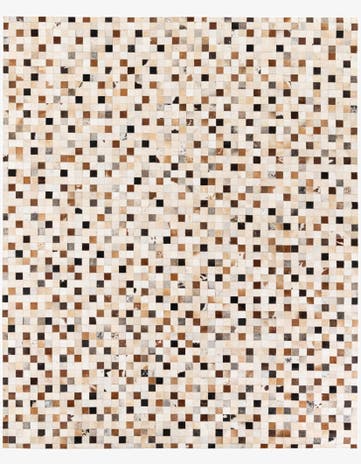 8' x 9' 9 Cowhide Stocks Rug