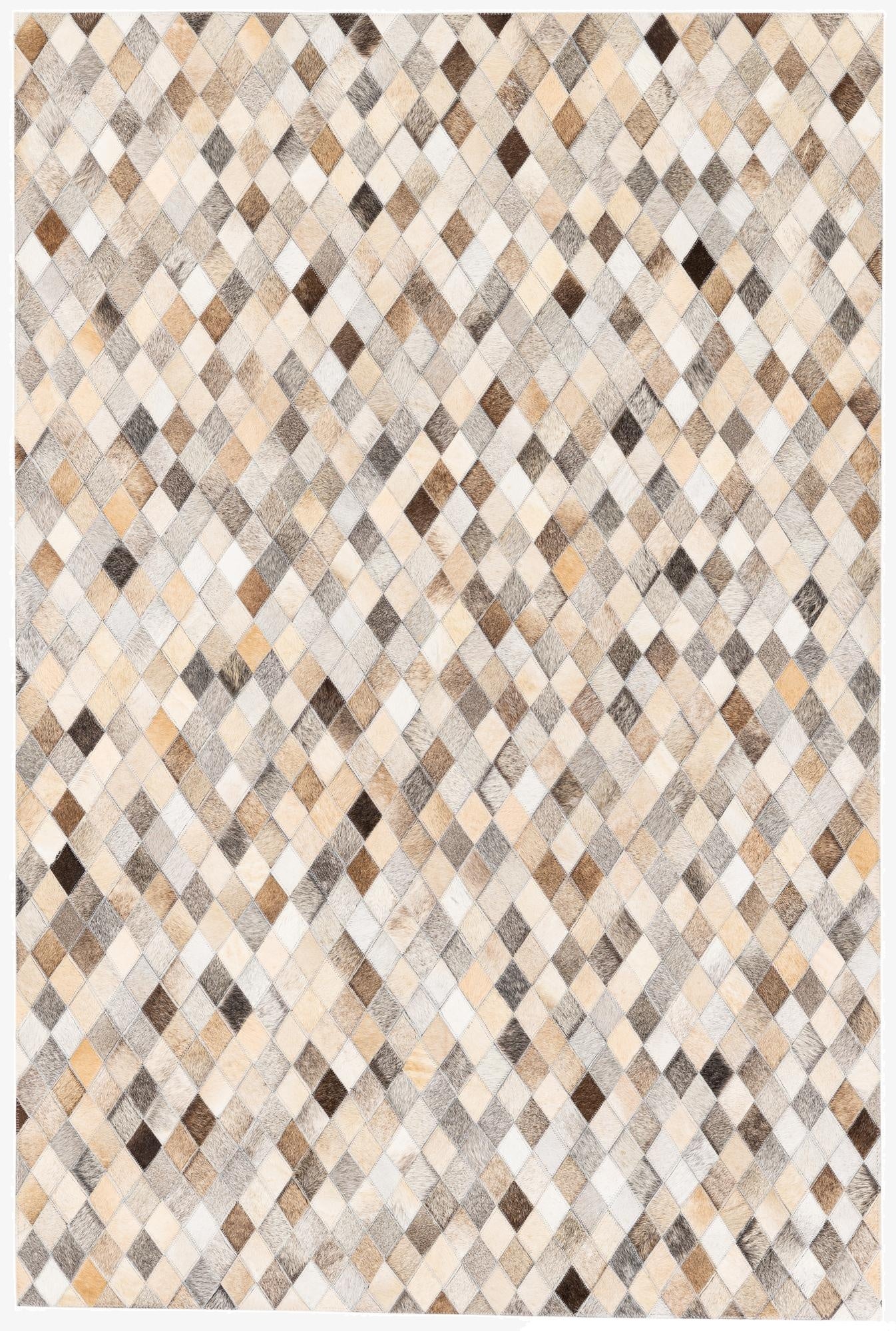 3' 11 x 5' 11 Cowhide Stocks Rug