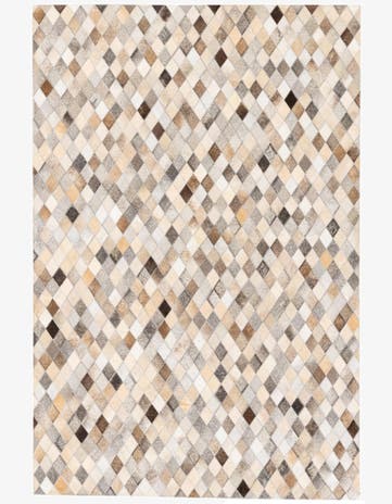3' 11 x 5' 11 Cowhide Stocks Rug