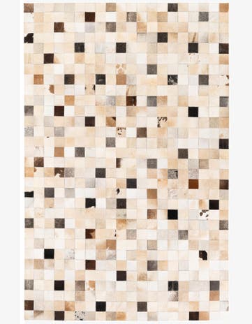 5' 1 x 7' 10 Cowhide Stocks Rug