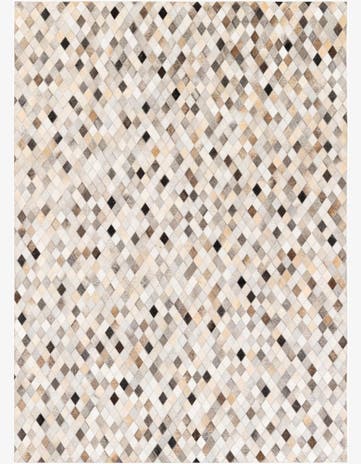 5' 8 x 7' 10 Cowhide Stocks Rug