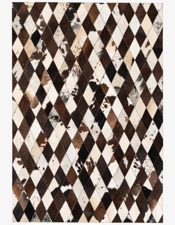 4' x 5' 11 Cowhide Stocks Rug