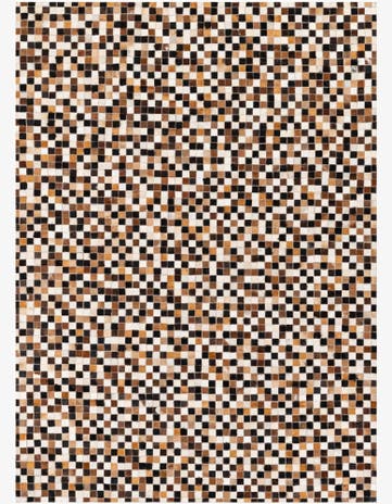 5' 6 x 7' 7 Cowhide Stocks Rug