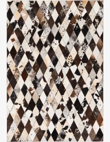 4' x 5' 11 Cowhide Stocks Rug