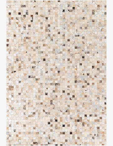 5' 2 x 7' 5 Cowhide Stocks Rug