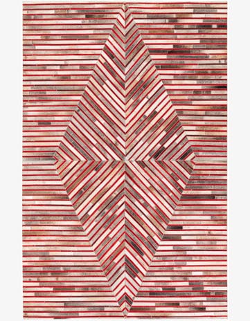 5' 1 x 7' 11 Cowhide Stocks Rug