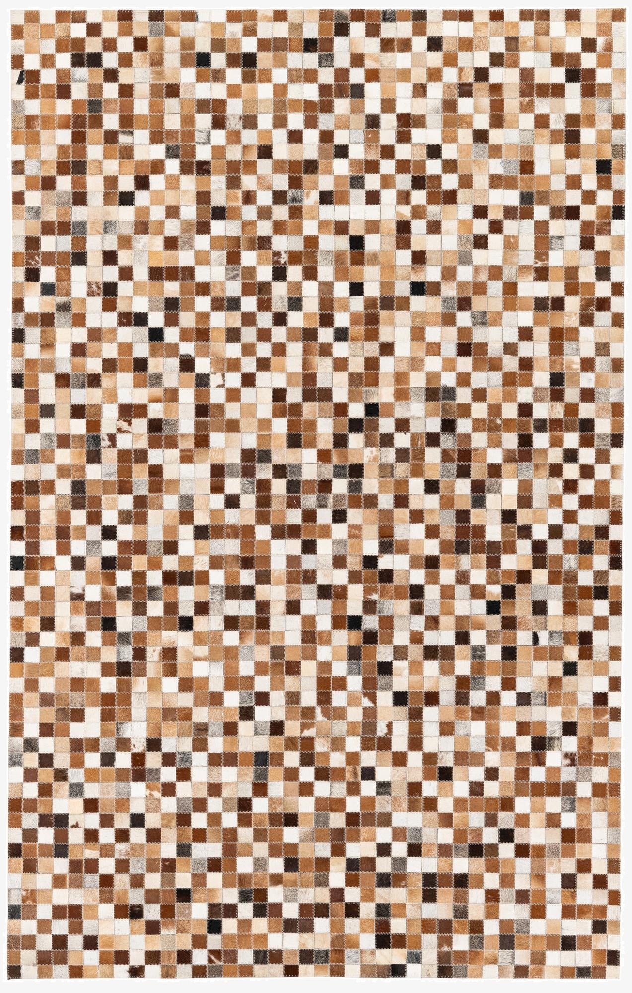 5' 1 x 7' 11 Cowhide Stocks Rug