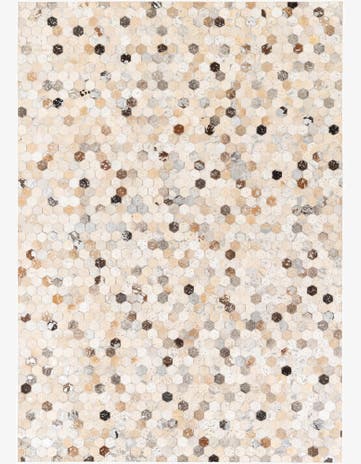 5' 3 x 7' 6 Cowhide Stocks Rug