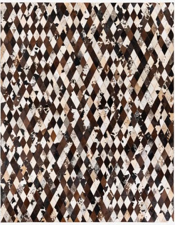 8' 1 x 10' 2 Cowhide Stocks Rug