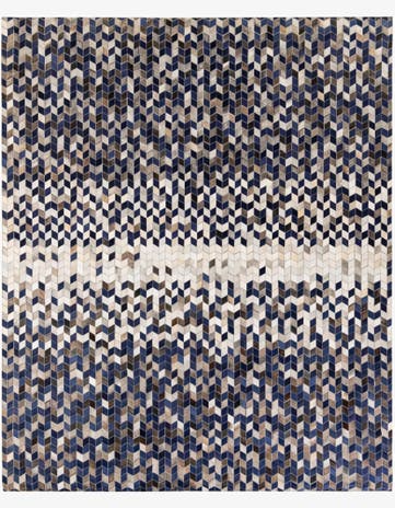 8' 2 x 10' Cowhide Stocks Rug