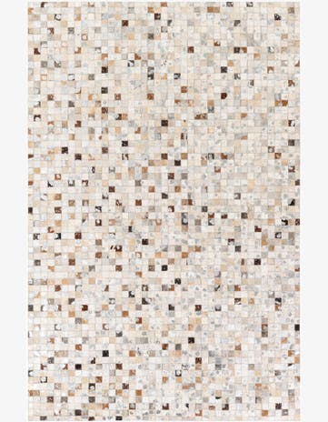 5' 1 x 7' 10 Cowhide Stocks Rug